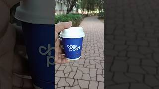 Evening walking with chai#shorts walking park with chai point ginger chai#shorts evenings exercise#