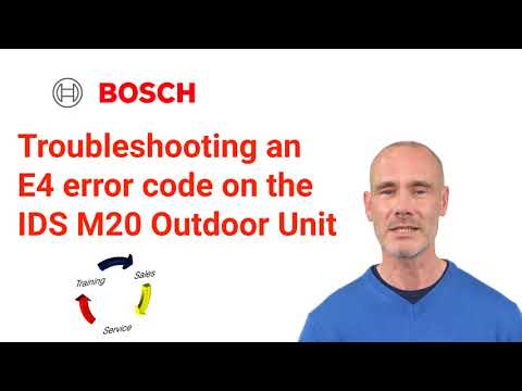 Troubleshoot an E4 error code on the Bosch IDS/IDP