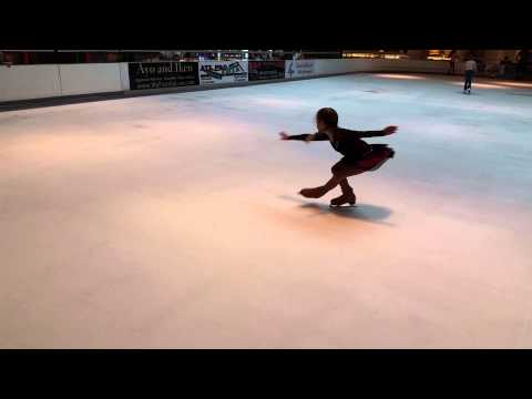 Rachel Gangelhoff Sit Spin w/ open arms