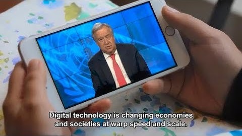 Launch of a High-level Panel on Digital Cooperation