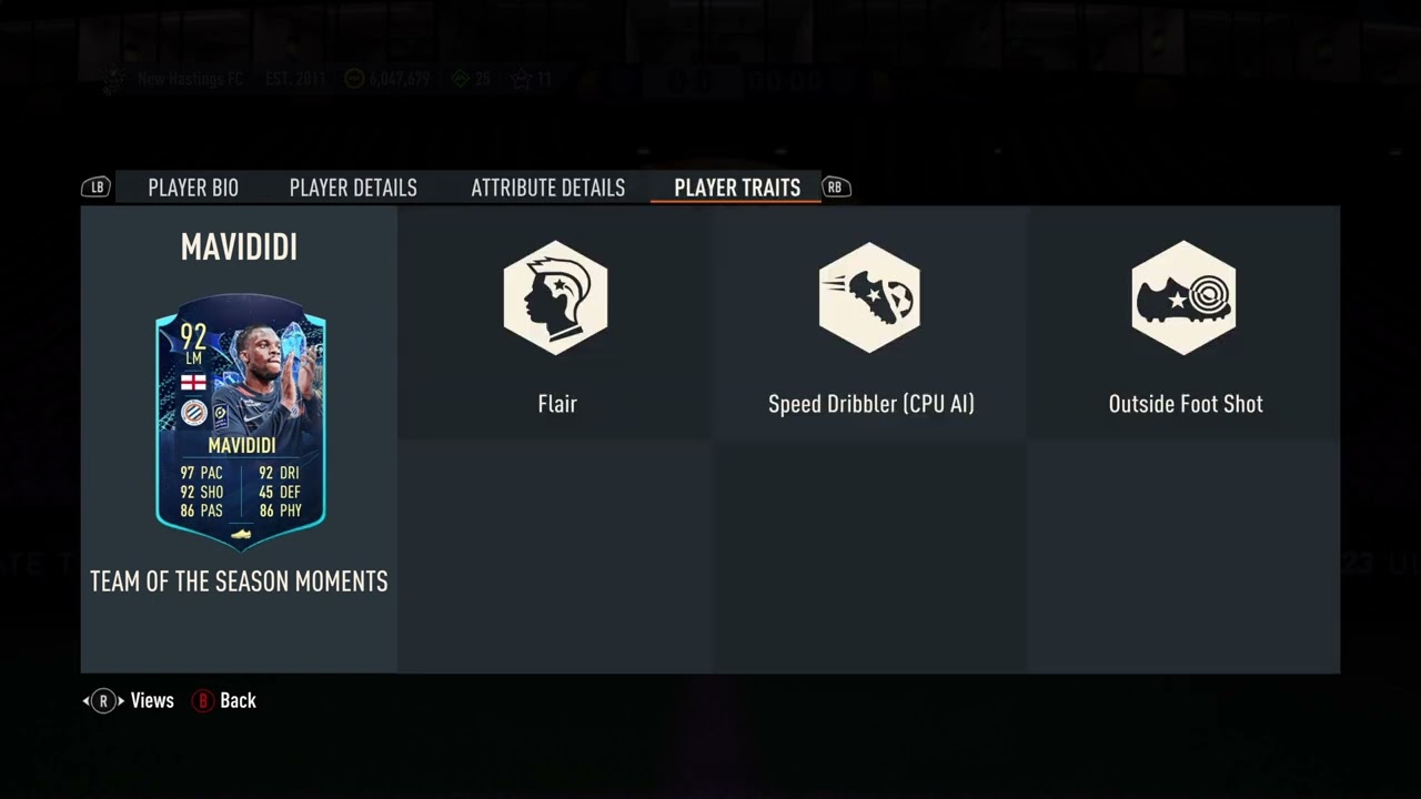 92 Stephy Mavididi Team of the Season Moments SBC FIFA 23