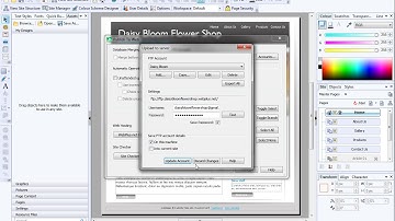 Serif WebPlus X7/X8 Tutorial - Hosting 2: Configuring WebPlus