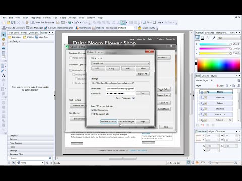 Serif WebPlus X7/X8 Tutorial - Hosting 2: Configuring WebPlus