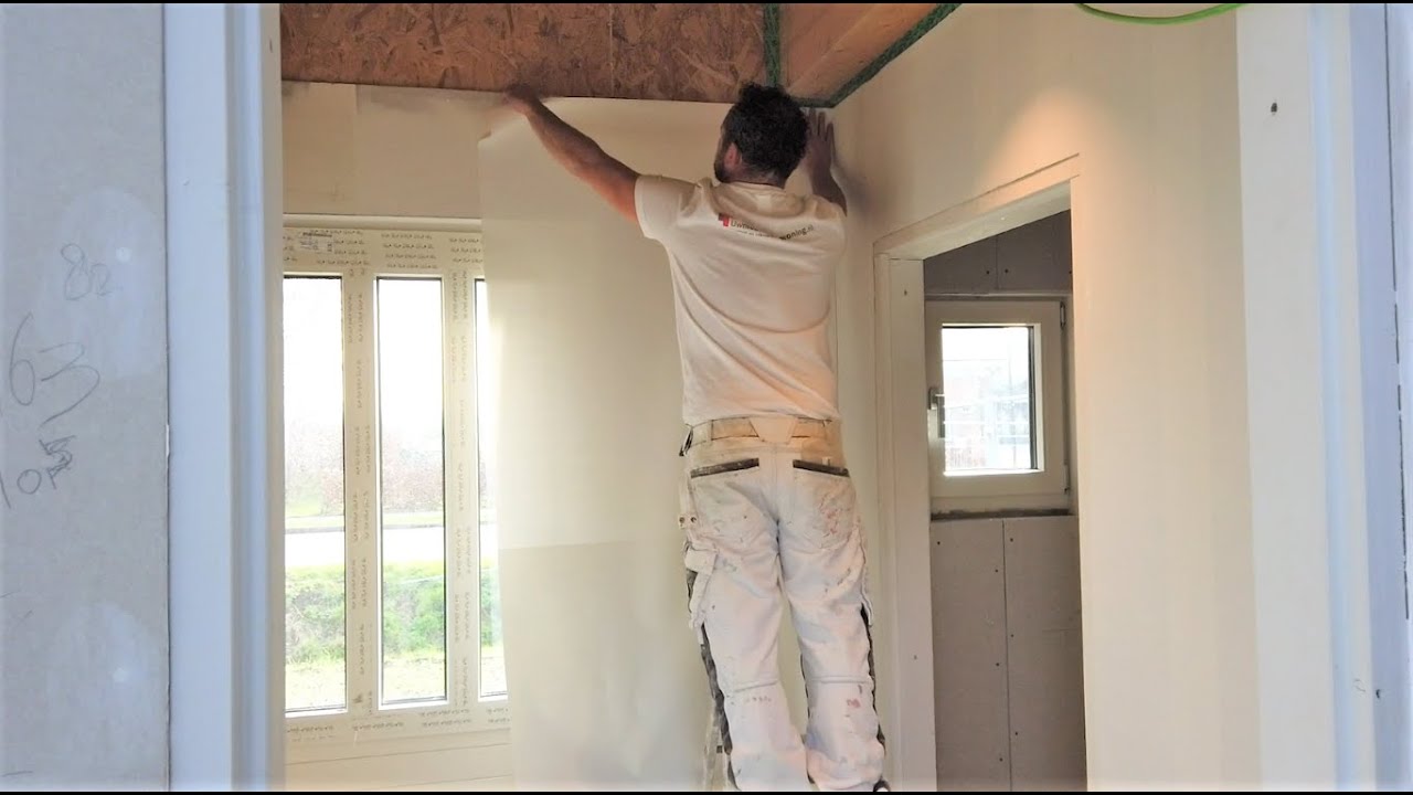 Glasvezelbehang (glasvlies) aanbrengen - Zelf Een Huis Bouwen