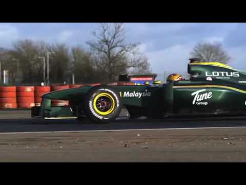 Lotus F1 Silverstone Shakedown 9 February 2010 credit: youtube.com/mylotusracing