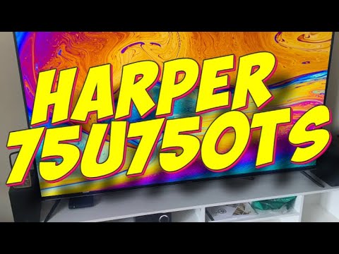 Телевизор HARPER 75U750TS - YouTube