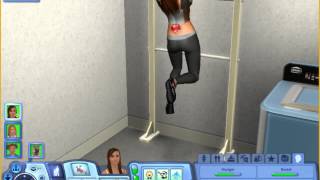 Sims3 Doing Pullups