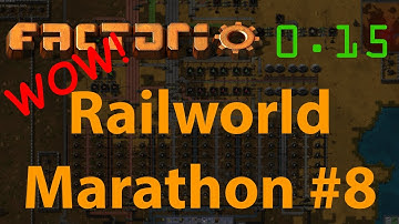 Factorio Railworld Marathon #8 - Plastic and red circuits