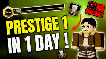 AOTR | How to Reach Prestige 1 in 1 Day – Full Beginner Guide