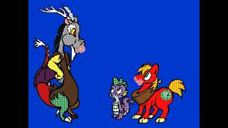 Big Mac And Spike In A Bubblegummy Mess