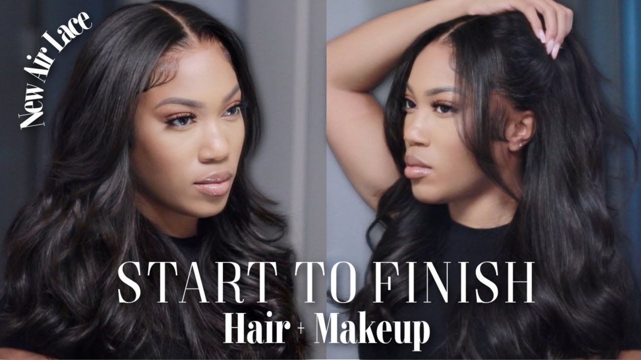 Woman Shows a Way To Install a Lace Wig Without Makeup or Glue