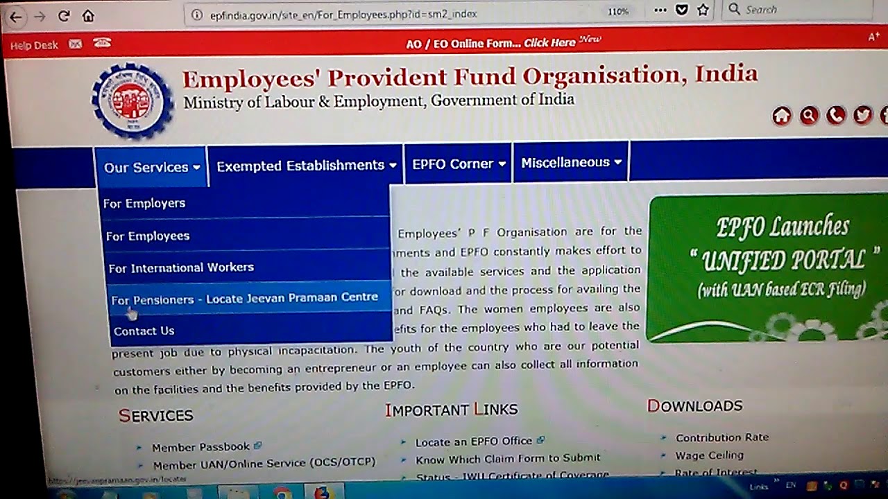 How to rectify name in epfo online youtube