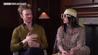 Louise Minchin interviews Billie Eilish \& Finneas in world's first TV interview on new Bond theme