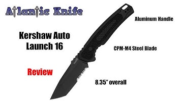 Kershaw Launch 16 Automatic Folding Knife Review | Atlantic Knife Reviews 2023