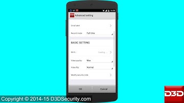How to share the D3D IP Camera 3815W-HD