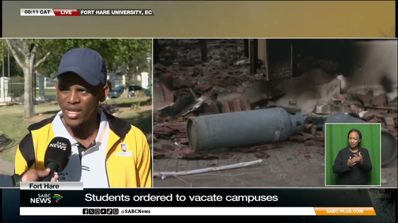 Fort Hare shuts down, orders students to vacate campuses