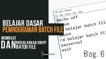 Belajar Pemrograman Batch File CMD: Cara Membuat dan Menjalankan Script .BAT untuk Otomatisasi