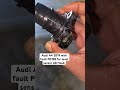 Audi A4 oil light on with P0198 fault .