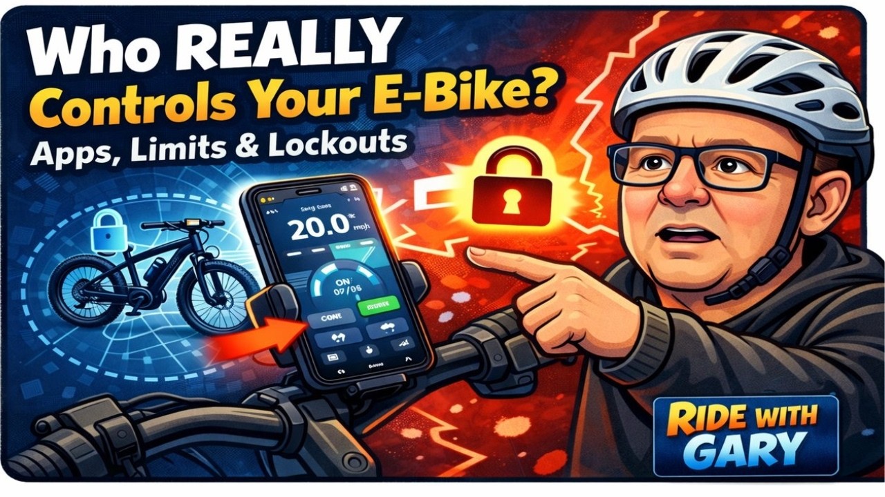 Катайтесь с Гэри: как потерять контроль над электровелосипедом из-за приложений