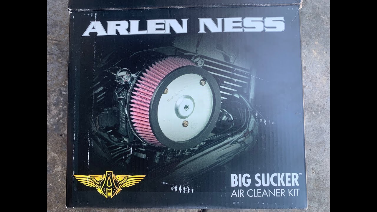 Harley Sportster Arlen Ness Big Sucker High Flow airbox install