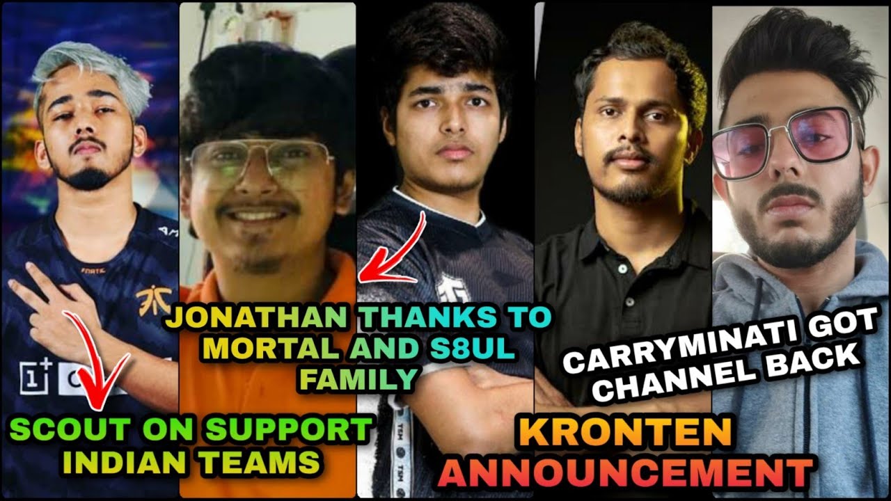 JONATHAN THANKS TO MORTAL AND S8UL😍 | SCOUT ON SUPPORT INDIAN TEAMS | THUG CHANNEL HACKED | PMWL