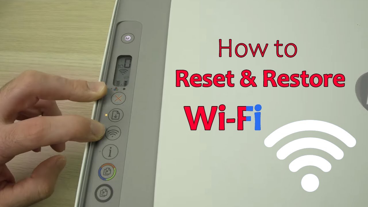 HP Deskjet 2700e, 2752e, 2710e Printer : How to Reset & Restore 