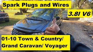Spark Plugs and Wires Chrysler Town and Country Voyager Grand Caravan 2001-2010 01 02 03 04 05 06 07 Coil Pack Replacement Chrysler Town And Country Voyager Grand Caravan 2001 2010 01 02 03 04 05 06 07