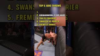 TOP 5 JUDO THROWS #ufc #mma #combatsports