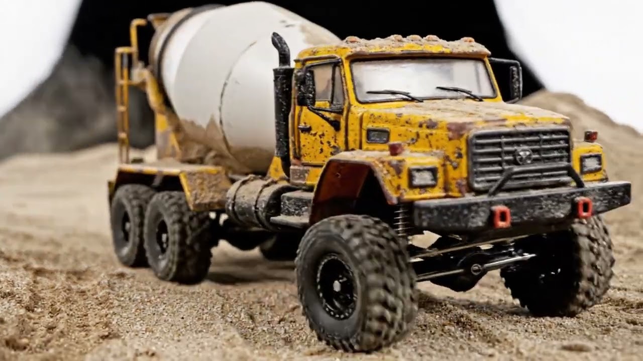 Science project. Focuses on small RC construction vehicles that work together. RC Machines ASMR