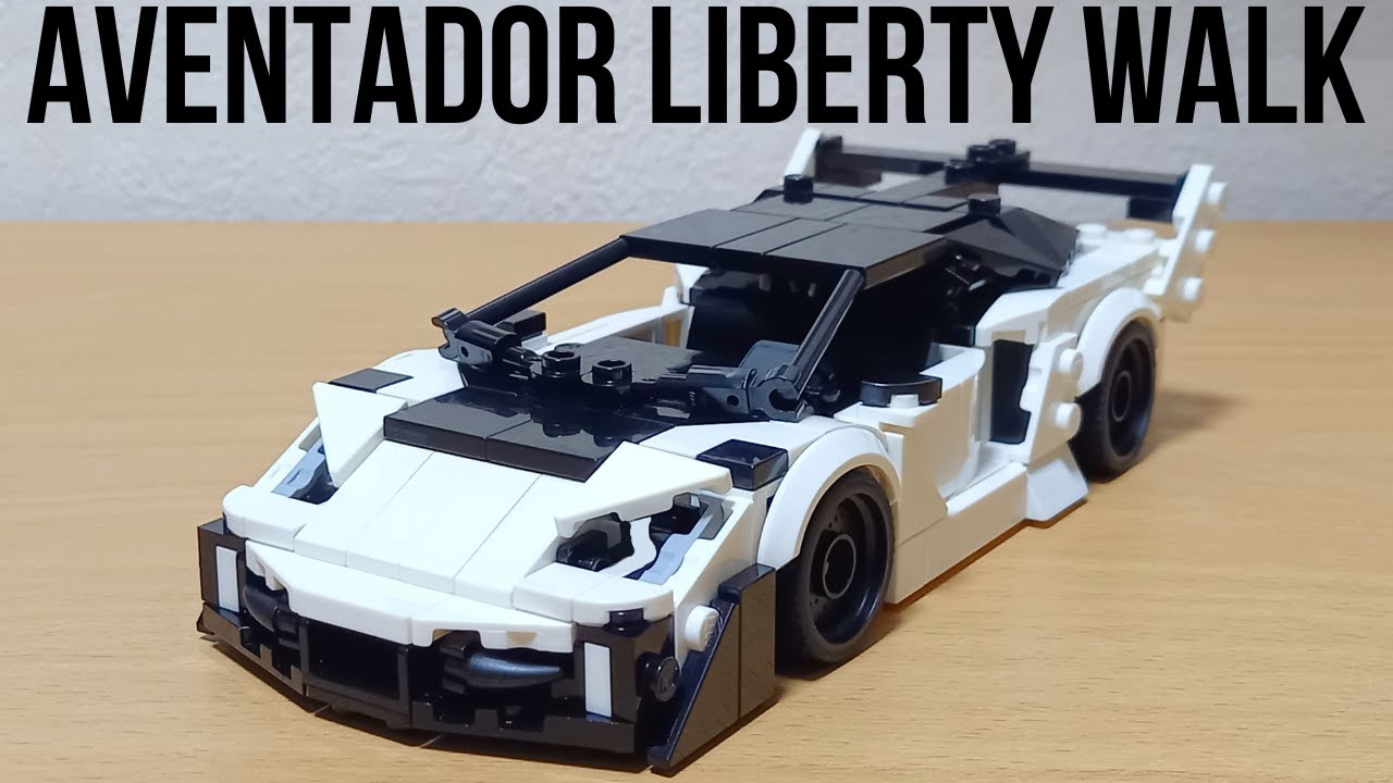 LEGO Lamborghini Aventador LBWK Silhouette | Tutorial - YouTube