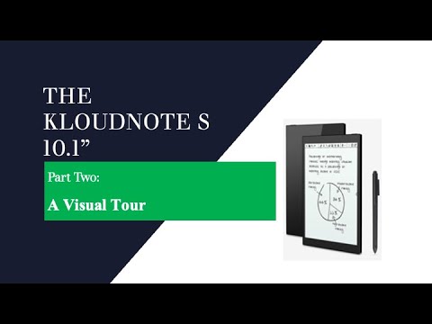 The Kloudnote S (Pt Two): The Visual Tour - YouTube