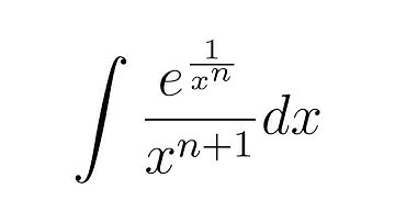 Integral of e^(1/x^n)/x^(n+1) (substitution)