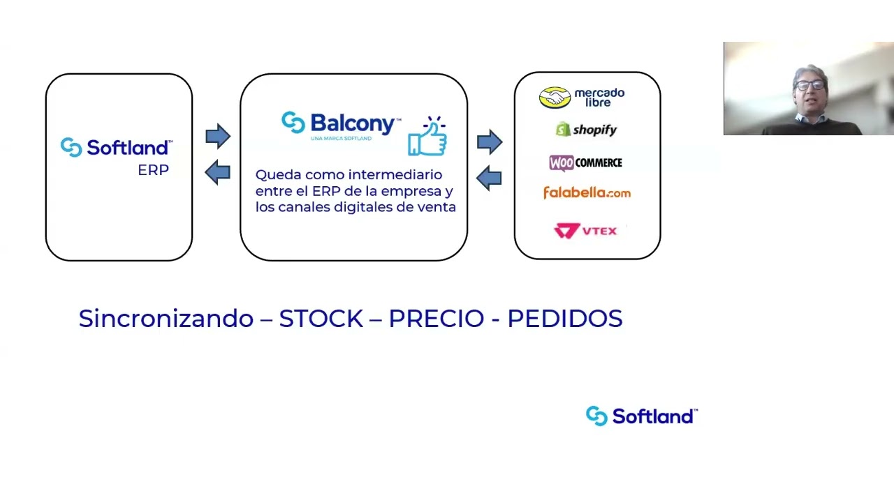 Webinar - Conoce Softland Balcony y conecta tu ERP a tus canales digitales de venta - 26 sept. 2025