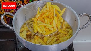 How to Make French Fries (Chips) | Simple Fries Recipe | Crispy French Fries Recipe | Infoods