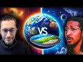 A flat earth debate jessie paah of light vs ross perry of real offended  moderated by ftfe