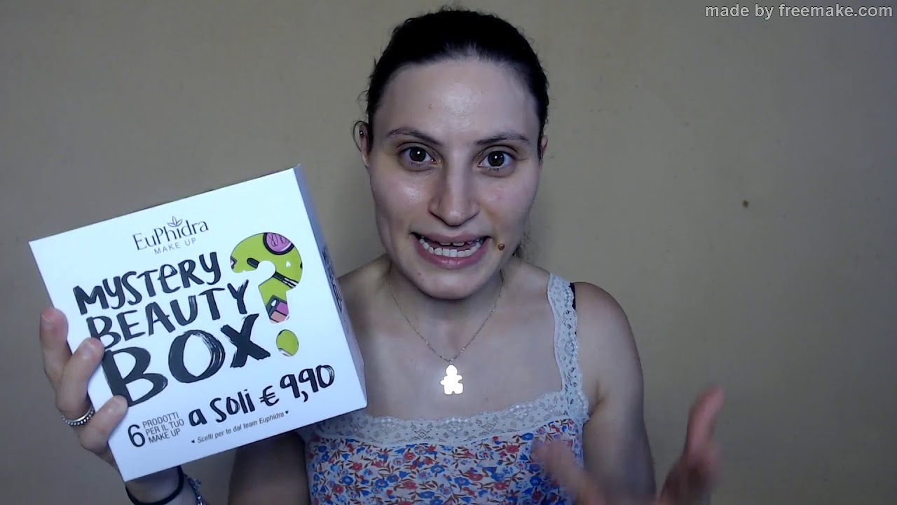 SPACCHETTIAMO LA MISTERY BEAUTY BOX EUPHIDRA ;) GRAZIE AMORE ;) YouTube