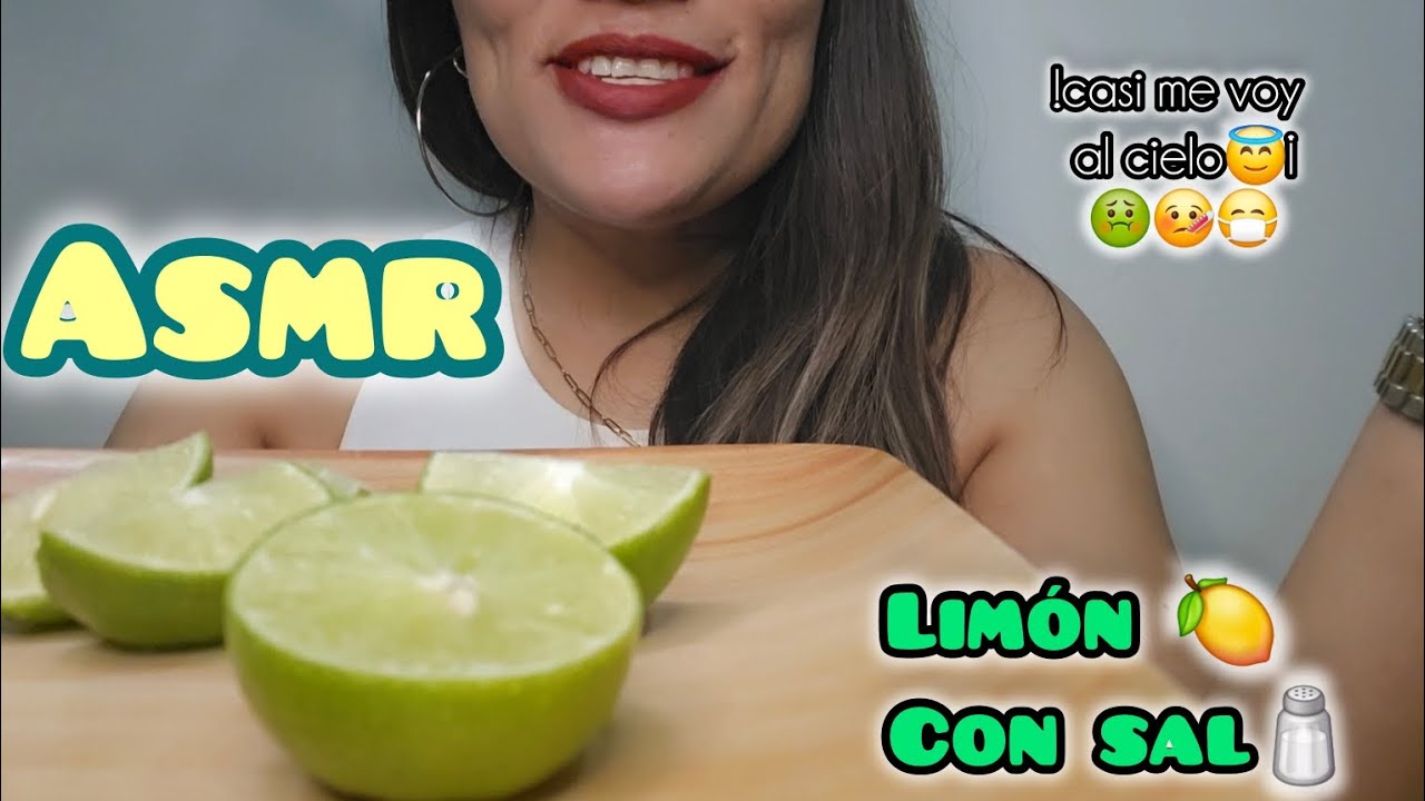 ASMR | LIMONES SUPER ÁCIDOS | Te cuento qué me pasó | super relajante #asmrsounds 