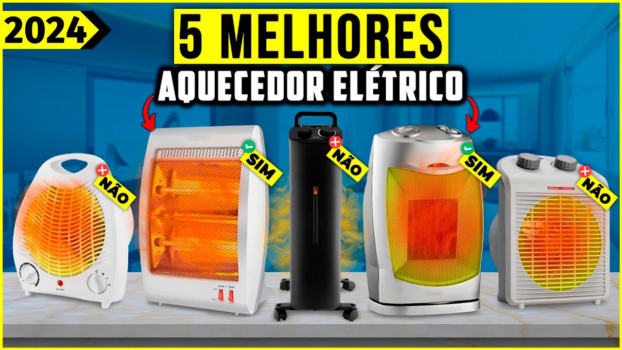 Os 5 Melhores Aquecedor de Ambiente/ Aquecedor Elétrico Em 2024! - YouTube