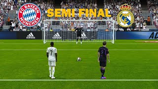 Bayern Munich vs Real Madrid | Penalty Shootout | Semi Final UEFA Champions League 2024 | PES