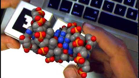 Augmented Reality of flexible DNA with ambient occlusion (SSAO)