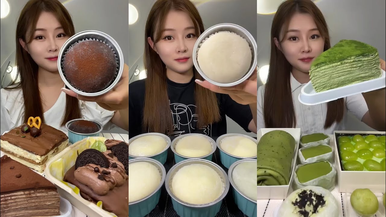 [ASMR] Dessert Mukbang Eating Creamy Cake | Mukbang Eating Show💗🍰🧁