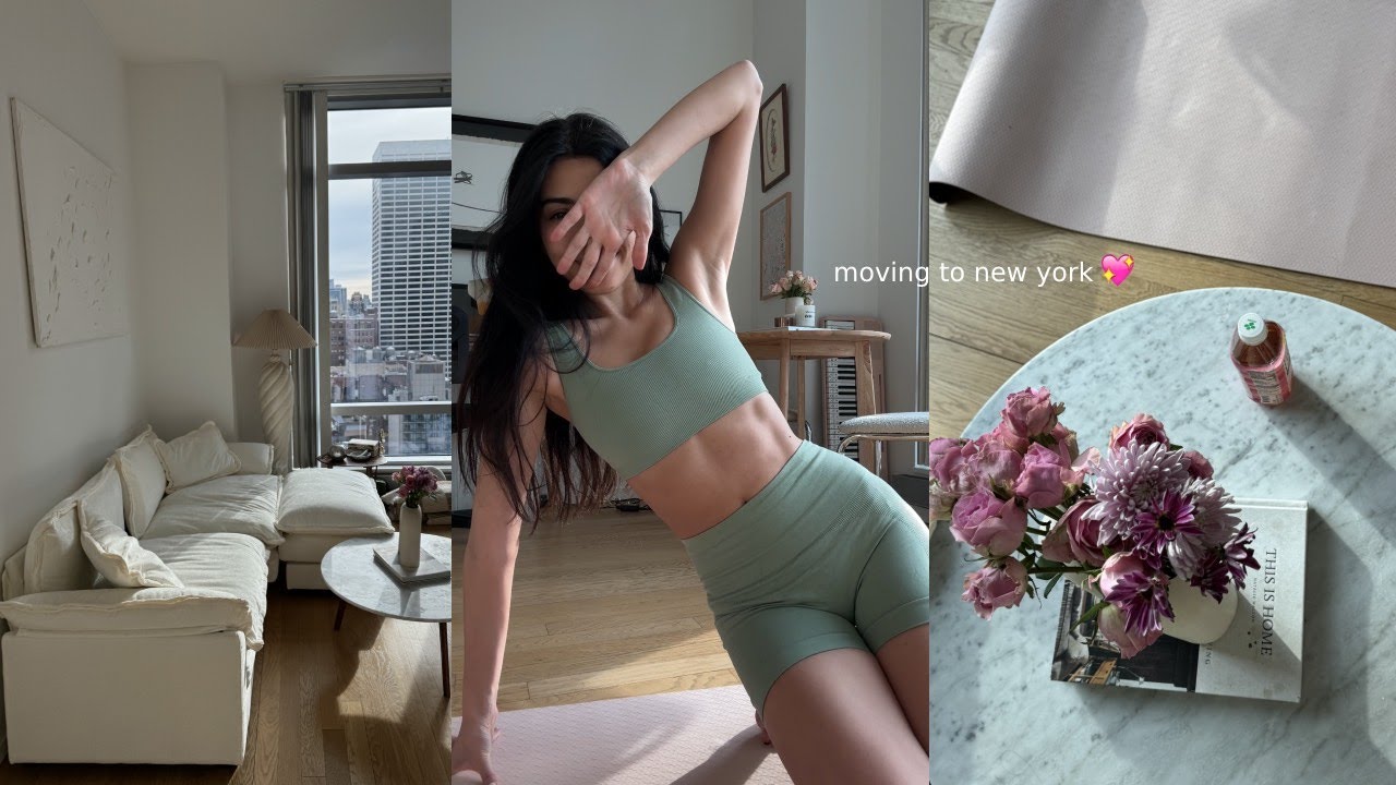 Moving to my dream city 🌃 empty apt tour, starting over in mid 20s