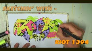 || G-Box TV || Sketchin' with - RIOT 1394