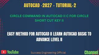 CIRCLE COMMAND IN AUTOCAD II C FOR CIRCLE II EASY METHOD FOR AUTOCAD II