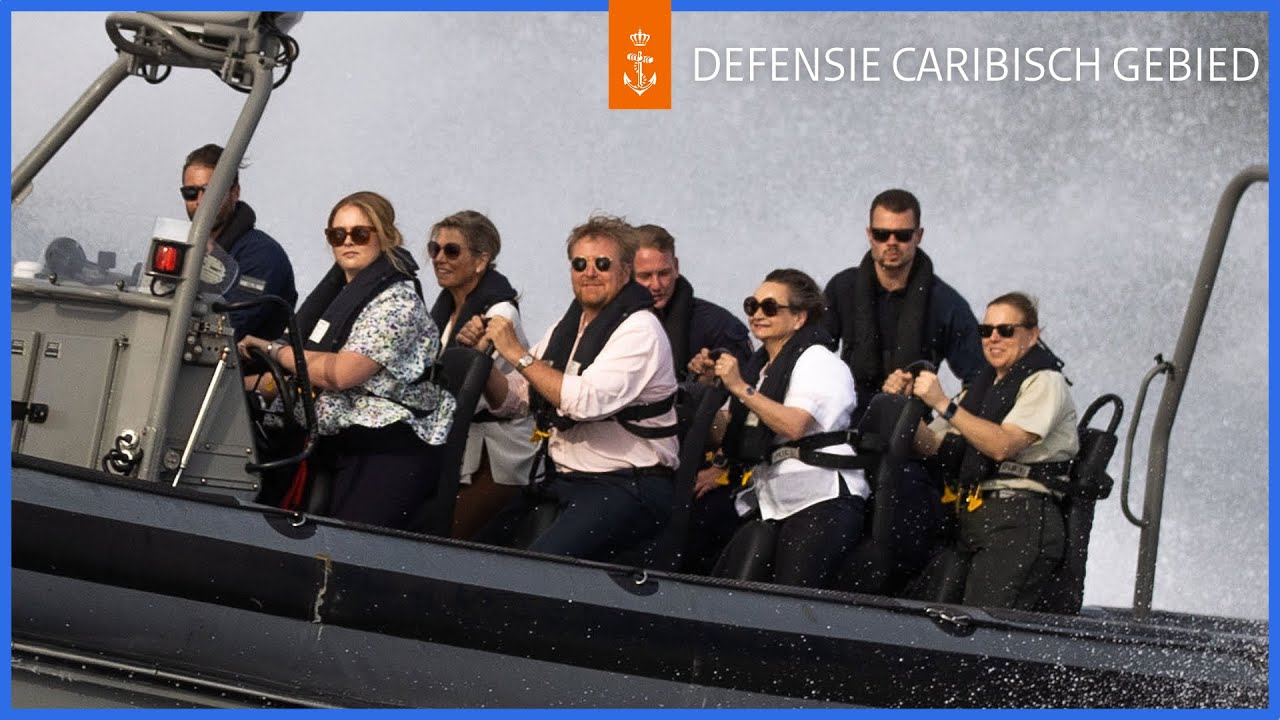 Koninklijke familie vaart mee met Defensie in het Caribisch gebied | Koninklijke Marine