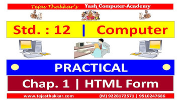 Std. 12 | Chap. 1 | Form Making
