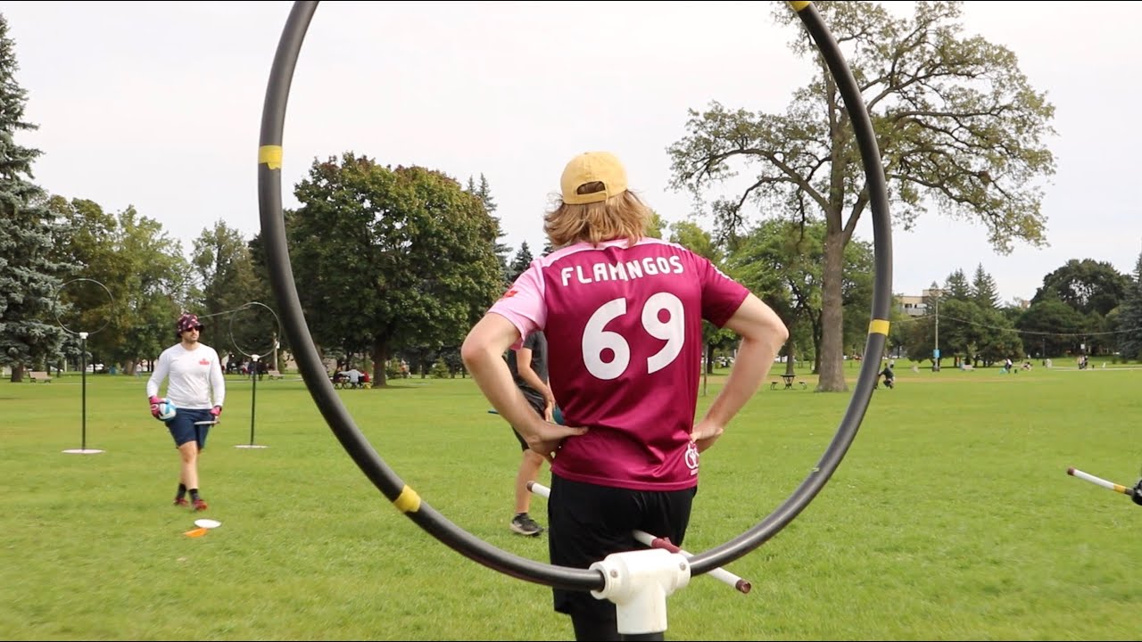 How is Quadball Played? (With the Montreal Flamingos) YouTube