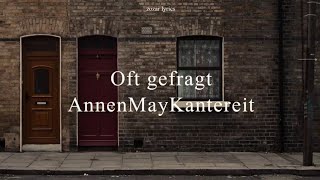 oft gefragt - annenmaykantereit (legendado português e alemão)