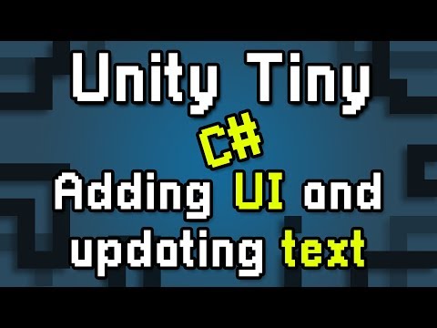 Project Tiny C# SNAKE | Part 5 | Creating and updating UI