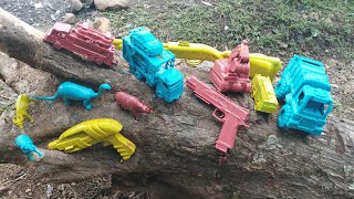 Hunting Nerf Assault Rifle, Shotgun, Mobil mobilan, super hero, robot, binatang EPS 96